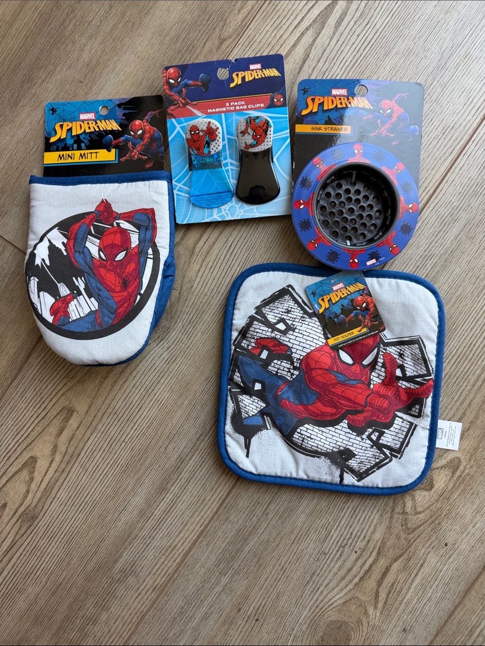 Marvel Spider-Man Kitchen Accessories - Red, Blue & Black
